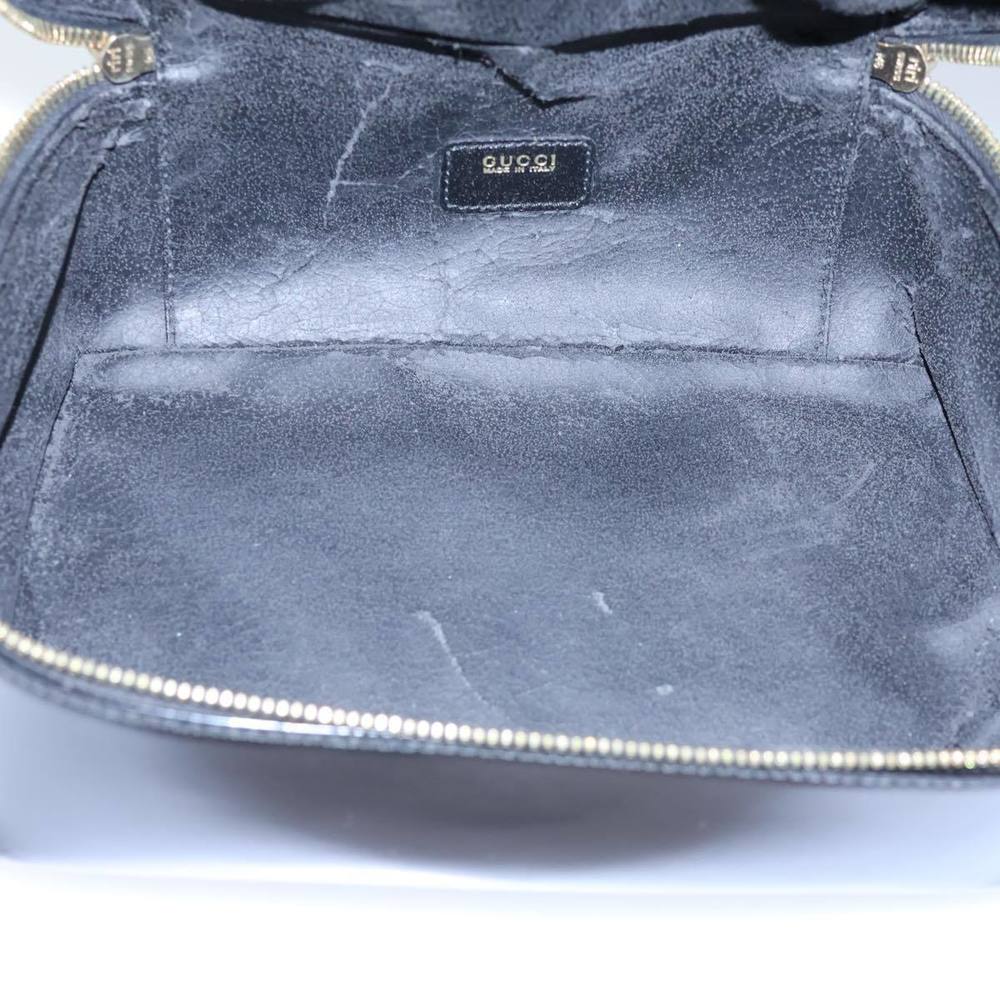 Gucci Black Cosmetic Bag with Gold Accents - Picture 15 of 16